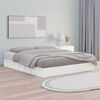 vidaXL Estrutura de cama 120x200 cm madeira maci&ccedil;a branco