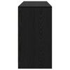 vidaXL Buffet 3 pcs Carvalho Preto 70 x 41 x 75 cm Madeira processada