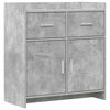 vidaXL Buffet Cinzento Cimento 75 x 36 x 80 cm Derivados de Madeira