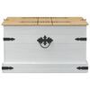 vidaXL storage box Branco 78 x 78 x 45 cm Madeira de Pinheiro S&oacute;lida