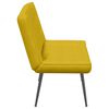 vidaXL Banco 110x74x84 cm veludo amarelo
