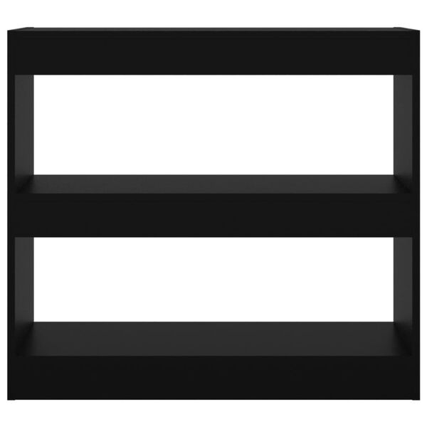 vidaXL Estante/divisória 80x30x72 cm preto