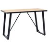 vidaXL Mesa de jantar 120x60x75 cm MDF cor carvalho