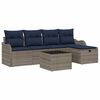 vidaXL Conjunto de Sof&aacute; de Jardim 6 unid. 4-N&uacute;mero de lugares