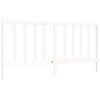 vidaXL Cama sem colch&atilde;o 200x200 cm madeira de pinho maci&ccedil;a branco
