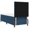 vidaXL Cama Box com colch&atilde;o com cabeceira Azul 80 x 200 cm tecido
