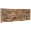 vidaXL Cabeceira Natural 140 cm Madeira de Teca S&oacute;lida