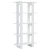vidaXL Estante/divis&oacute;ria 80x30x160 cm branco brilhante