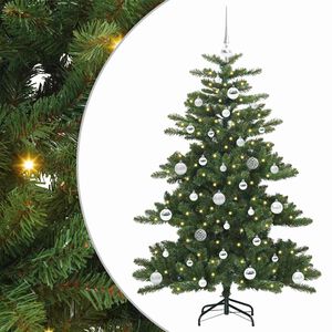 vidaXL &Aacute;rvore de Natal Articulada Artificial Verde 150 cm PVC e A&ccedil;o