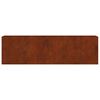 vidaXL Canteiro elevado de jardim 280x40x80 cm a&ccedil;o corten