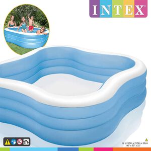 Intex Piscina Beach Wave 229x229x56 cm 57495NP