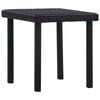 vidaXL Mesa de centro para jardim 40x40x40 cm vime PE castanho
