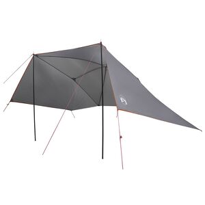 vidaXL tenda para carro com telhado Cinza e Laranja 308 x 215 x 220 cm