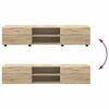 vidaXL Conjunto de m&oacute;vel de TV com gaveta FLORIN Carvalho Sonoma