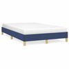 vidaXL Estrutura de cama sem colch&atilde;o 120x200 cm tecido azul