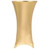 vidaXL 2 pcs capas extens&iacute;veis para mesa 80 cm dourado