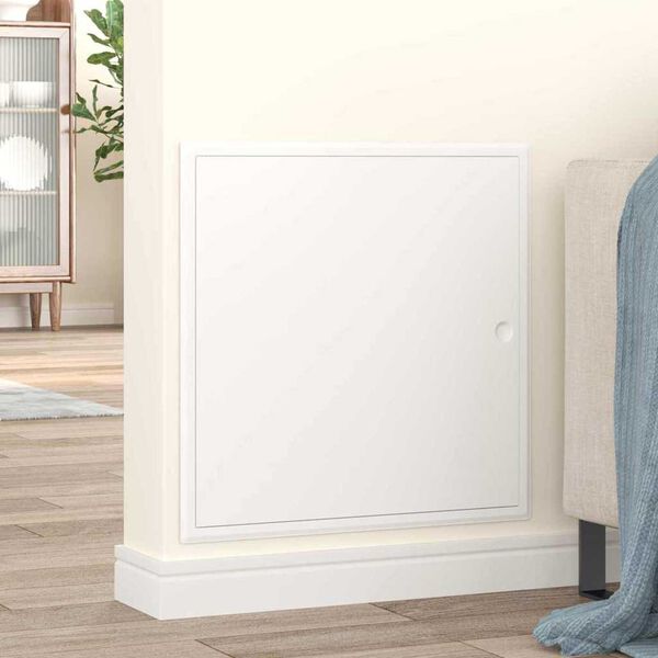 vidaXL Painel de Acesso Branco 63 x 33 x 3 cm A&ccedil;o