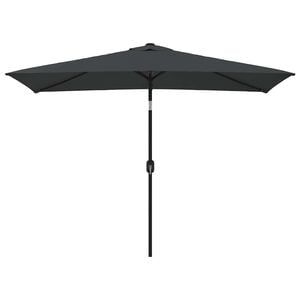 vidaXL Guarda-sol de exterior com poste de metal 300x200 cm antracite
