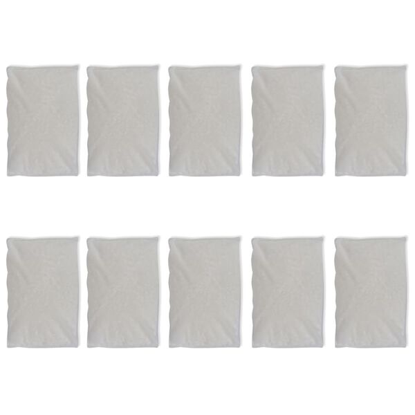vidaXL Sacos de recarga de cloreto de c&aacute;lcio dessecantes 10 pcs 10 kg