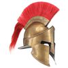 vidaXL Capacete de soldado grego r&eacute;plica LARP a&ccedil;o bronze