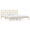 vidaXL Estrutura de cama 140x190 cm pinho maci&ccedil;o