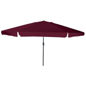 vidaXL Guarda-sol de Jardim Vermelho Bordeaux 394 x 394 x 248 cm