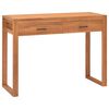 vidaXL Secret&aacute;ria com 2 gavetas 100x40x75 cm madeira de teca
