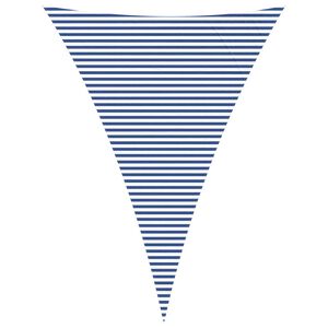 vidaXL Vela de Sombra para Exterior Azul e Branco 5 x 7 x 7 m