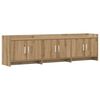 vidaXL Gabinete para TV 168 x 33 x 47 cm Carvalho Arttisan