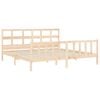 vidaXL Cama sem colch&atilde;o 200x200 cm madeira de pinho maci&ccedil;a