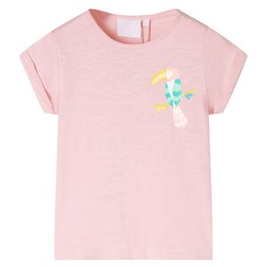 T-shirt de crian&ccedil;a rosa-claro 116