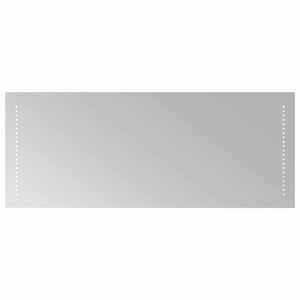 vidaXL Espelho de banheiro LED Transparente 100 x 40 cm Retangular