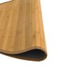vidaXL Tapete redondo 100 cm bambu natural