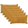 vidaXL Capa almofada 6 unid. HOUTEN Amarelo 40 x 80 cm