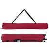 vidaXL Cama de Camping Dobr&aacute;vel Manual 2 pcs Vermelho 206 x 76 x 74 cm