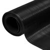 vidaXL Tapete de Piso Preto 1 x 2 m Borracha
