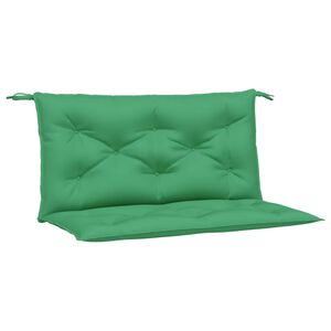 vidaXL Almofad&otilde;es banco jardim 2 pcs 100x50x7cm tecido oxford verde