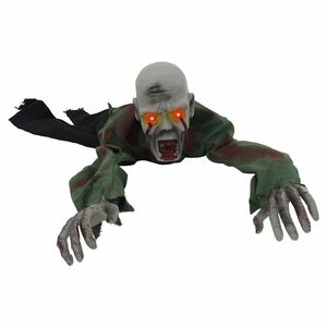 vidaXL Decora&ccedil;&atilde;o de Halloween - Zombie SPOOKA Verde 110 x 50 x 21 cm