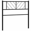 vidaXL Cabeceira de substitui&ccedil;&atilde;o 100 cm metal preto
