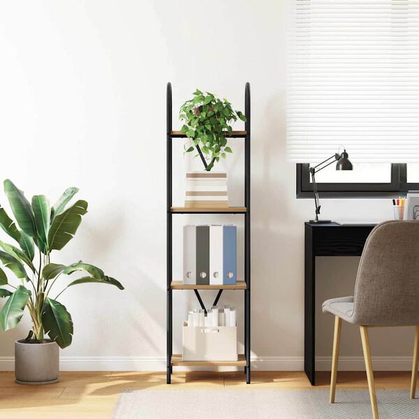 vidaXL Estante Carvalho Artesanal 40 x 30 x 146 cm Madeira processada