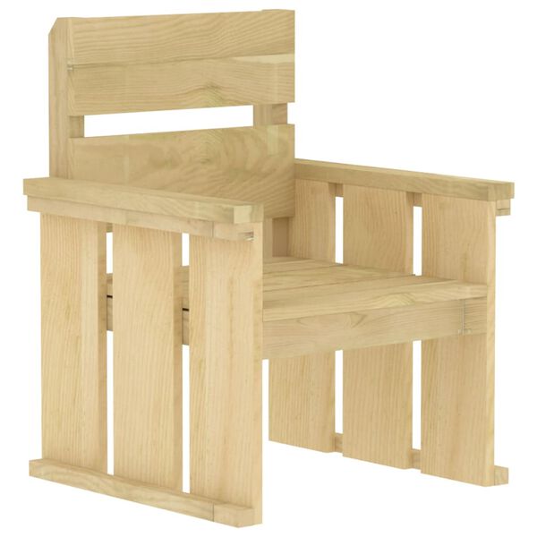 vidaXL 5 pcs conjunto de jantar para jardim pinho impregnado