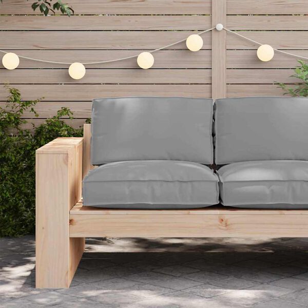 vidaXL Almofada Cinzeto 80 x 80 x 12 cm Tecido Oxford