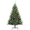 vidaXL &Aacute;rvore de Natal Artificial Articulada 300 LEDs Verde 210 cm