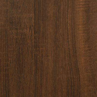 vidaXL Mesa cabeceira 40x35x47,5cm derivados madeira carvalho castanho