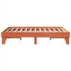 vidaXL Cama sem colch&atilde;o 150x200 cm madeira pinho maci&ccedil;a castanho-mel