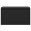 vidaXL Banco de corredor 80x40x45 cm derivados de madeira preto