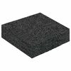 vidaXL Tapete de P&aacute;tio em Granulado de Borracha Preto 9 x 9 x 2 cm