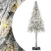 vidaXL &Aacute;rvore de Natal com 150 LEDs com suporte Branco 120 cm PE e A&ccedil;o
