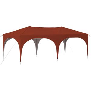 vidaXL Tenda de Festa Pop-up 575 x 288 x 245 cm Terracota