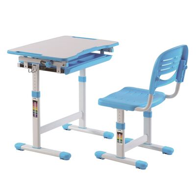Vipack Secretária infantil ajust. Comfortline 201 +cadeira azul/branco